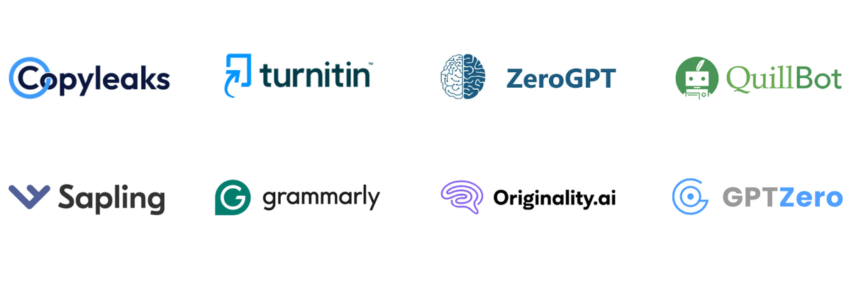 AI Detectors - Copyleaks, Turnitin, ZeroGPT, QuillBot, Sapling, Grammarly, Originality.ai, GPTZero